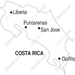 Costa Rica Map