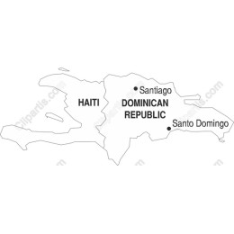 Dominican Republic and Haiti Map