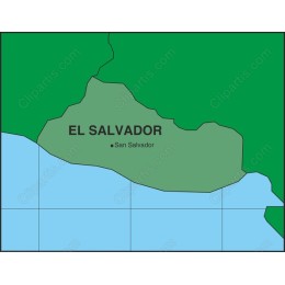 El Salvador Map