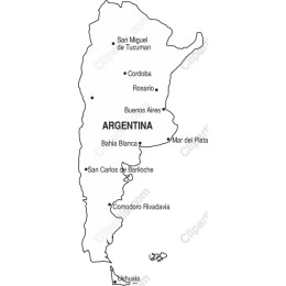 Map of Argentina