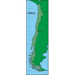 Detailed Map of Chile