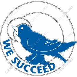 We Succeed Inspirational Bird