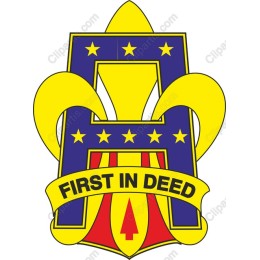 FIRST IN DEED Emblem