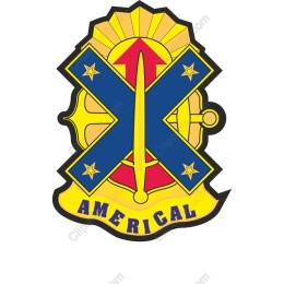 Premium Blue and Yellow Emblem