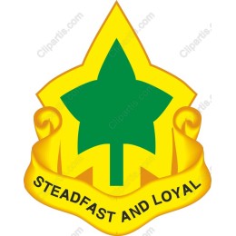 Green Leaf Emblem - Steadfast and Loyal