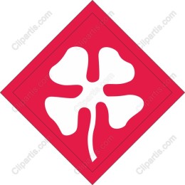 Vibrant Four-Leaf Clover
