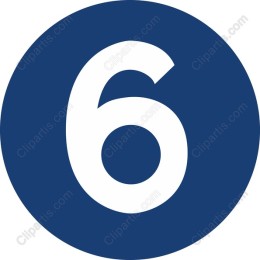 Modern Number 6 in Circular