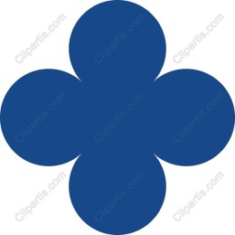 Blue Flower Shape
