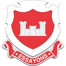 Heraldic Shield with Castle - ESSAYONS
