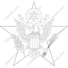 Patriotic Eagle Emblem