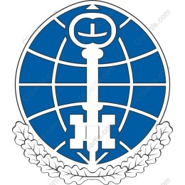 Bold Emblem: Globe and Key