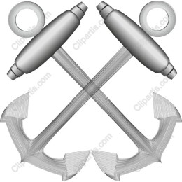 Nautical Double Anchor