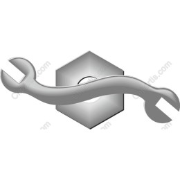 Wrench and Hexagon Nut