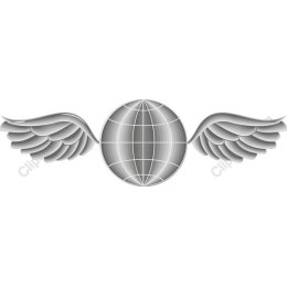 Globe with Wings