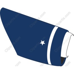 Sleek Navy Blue Fin