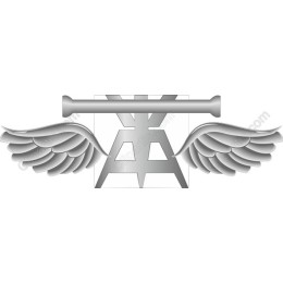 Silver Wings and Cross