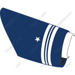 Blue Military Cap