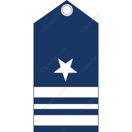 Navy Blue Star Tag