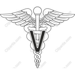 Medical Emblem with Caduceus