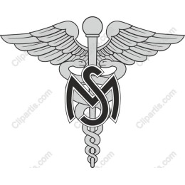 Caduceus Medical Symbol - MS
