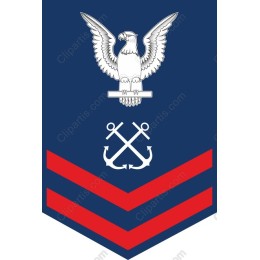 Military Insignia with Eagle Emblem and Anchors