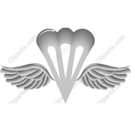 Parachute Heart with Wings