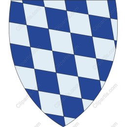 Classic Blue Checkered Shield