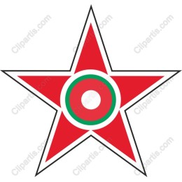 Vibrant Red Star