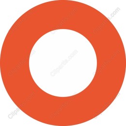 Bold Orange Circle