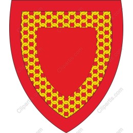 Heraldic Shield with Chain