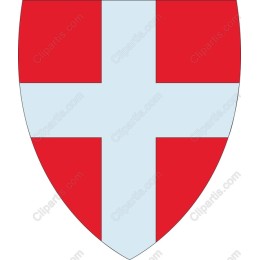 Red Shield with White Cross