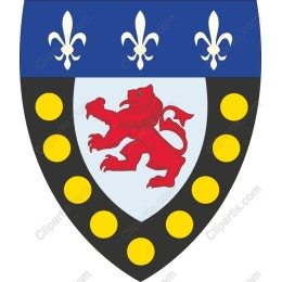 Heraldic Lion Shield