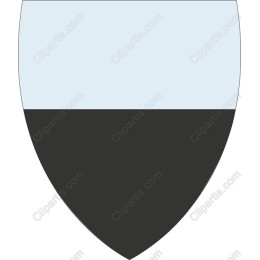 Elegant Two-Tone Shield