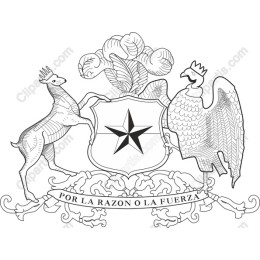 Heraldic Coat of Arms with Stag and Eagle