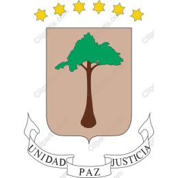 Coat of Arms: Unity, Peace, and Justice