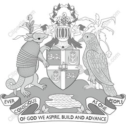 Coat of Arms - Armadillo and Bird