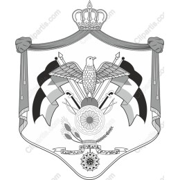 Regal Heraldic Emblem with Eagle and Crown
