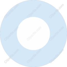 Minimalist Light Blue Circle