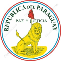 Vibrant National Emblem of Paraguay
