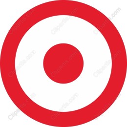 Bold Red Target Icon