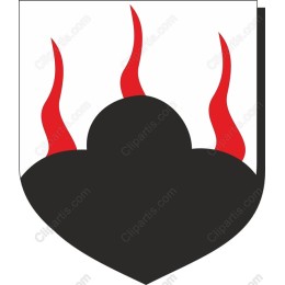 Heart with Flames