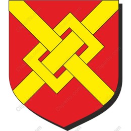 Heraldic Red and Yellow Knot