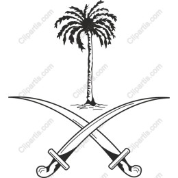 Palm Tree & Crossed Swords