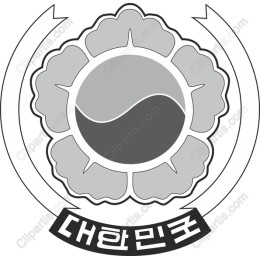 Elegant Monochrome Floral Emblem