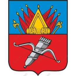 Heraldic Crown and Crossbow Emblem