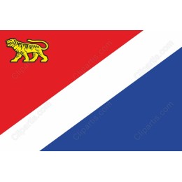 Vibrant Tiger Flag