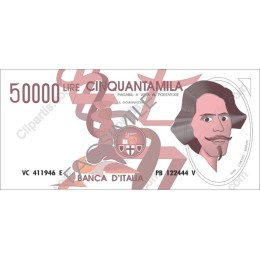 Vintage 50,000 Lire