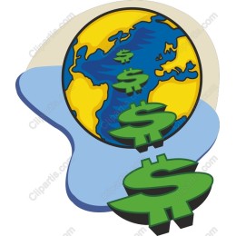 Dollar Sign Globe