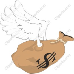 Winged Money Bag