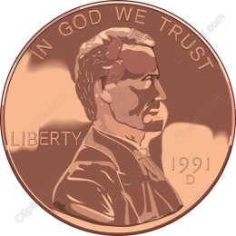 1991 Lincoln Penny